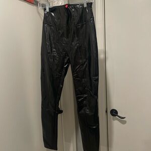 Spanx Shape patent leather pants